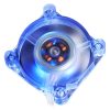 Akasa 4cm ventilátor kék LED világítással, 12V, 5000rpm, 40x40x10mm