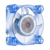 Akasa 4cm ventilátor kék LED világítással, 12V, 5000rpm, 40x40x10mm