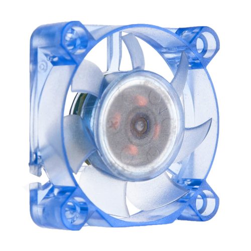 Akasa 4cm ventilátor kék LED világítással, 12V, 5000rpm, 40x40x10mm