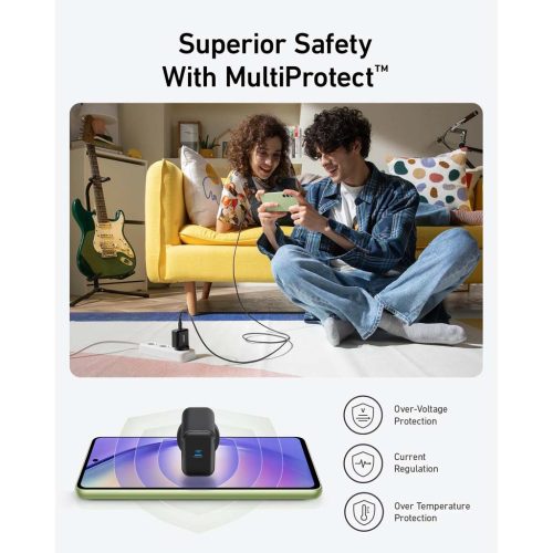 Anker Ultra-Fast Charger For iPhone and Android 25W töltő 1db USB-C aljzattal