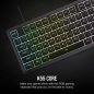Corsair K55 CORE RGB USB gamer billentyűzet (fekete, ENG)