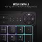 Corsair K55 CORE RGB USB gamer billentyűzet (fekete, ENG)