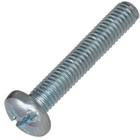   Csavar M3x20, lencsefejű, PH1 / egyenes kulcsnyílás, cink bevonat