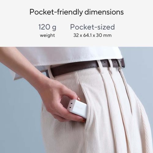 Asus 65W GaN hálózati USB töltő 2db aljzattal (Type-C, PD) + 1.5m kábel