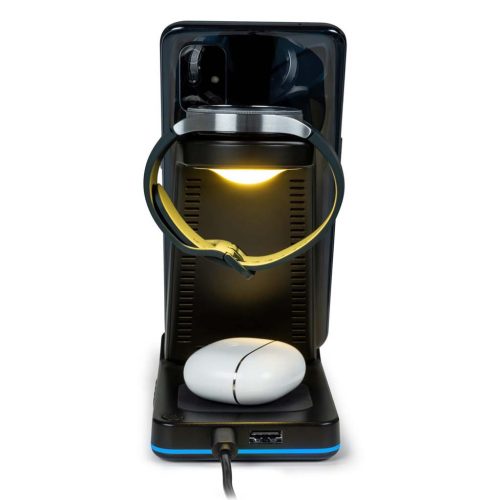 Thomson vezeték nélküli telefon + okosóra + fülhallgató töltő ébresztőórával (Android)