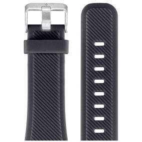   MyKronoz univerzális okosóra szilikon szíj, bajonettes gyorszárral, fekete, 22mm