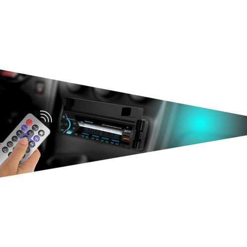 Navitel RD6 4x45W autós fejegység okostelefon tartóval, távirányítóval