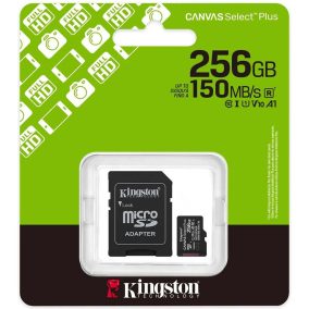 Kingston Canvas Select Plus 256GB micro SD memóriakártya