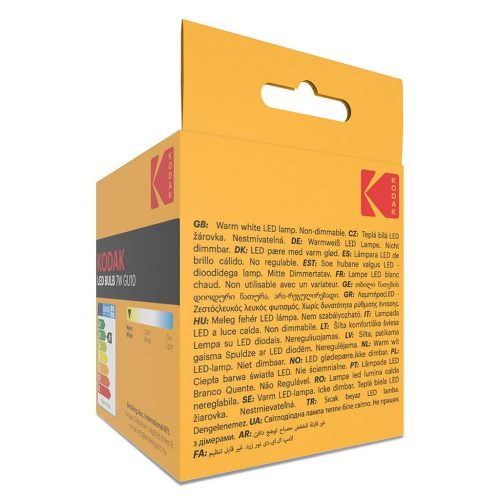 Kodak LED fényforrás, 230V AC, GU10, 7W, 2700K, 520lm, spot