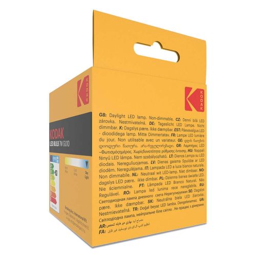 Kodak LED fényforrás, 230V AC, GU10, 7W, 6000K, 520lm, spot