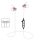 Platinet Bluetooth Wireless Earphones with micro SD slot (pink)