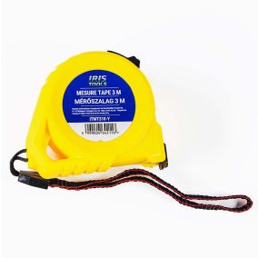   Iris Tools mérőszalag 3m hosszú, 19mm széles, nagy számokkal, fékezhető