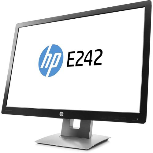 HP EliteDisplay E242 24" használt prémium IPS LED monitor (HDMI, DISPLAYPORT, VGA, USB 2.0 HUB)