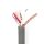 DMX audio kábel, árnyékolt, 2 eres, kerek, réz, 110 Ohm