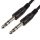 Jack összekötő kábel, 6.3mm, sztereó, PVC, 2.0m