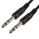 Jack összekötő kábel, 6.3mm, sztereó, PVC, 2.0m