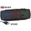 Nedis Gaming Keyboard with LED illumination gamer billentyűzet (fekete, US)