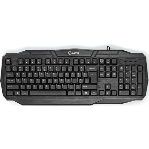 Nedis Gaming Keyboard with LED illumination gamer billentyűzet (fekete, US)