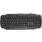   Nedis Gaming Keyboard with LED illumination gamer billentyűzet (fekete, US)