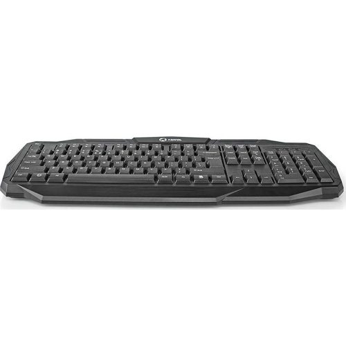 Nedis Gaming Keyboard with LED illumination gamer billentyűzet (fekete, US)