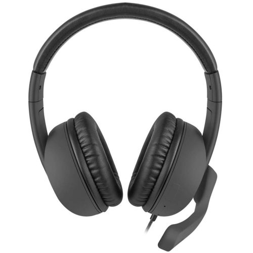 Natec Rhea fekete mikrofonos fejhallgató (headset)