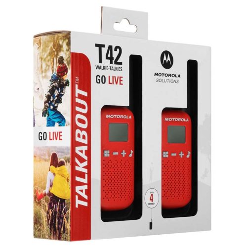 Motorola Talkabout T42 piros walkie-talkie szett (2db)