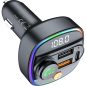   Devia Bluetooth FM transzmitter 3x USB (A+C) 30W gyorstöltővel