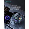 Devia Bluetooth FM transzmitter 3x USB (A+C) 30W gyorstöltővel