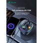   Devia Bluetooth FM transzmitter 3x USB (A+C) 30W gyorstöltővel