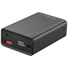  Sandberg Travel PD 65W hordozható laptop töltő akkumulátor kijelzővel (20000mAh, fekete)