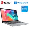 MSI Modern 15 15.6" szürke laptop (Core i5, 16GB, 512GB, Win 11, Full HD)