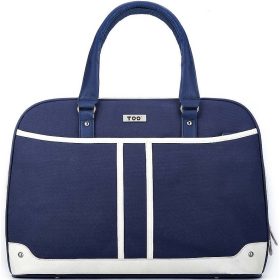 TOO 15.6" sötétkék-fehér női laptop táska