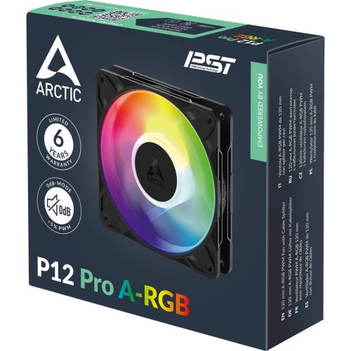 Arctic P12 Pro ARGB 120x120x25mm 4-pin ventilátor