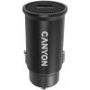 Canyon PD 20W autós USB gyorstöltő 1db aljzattal (USB-C)