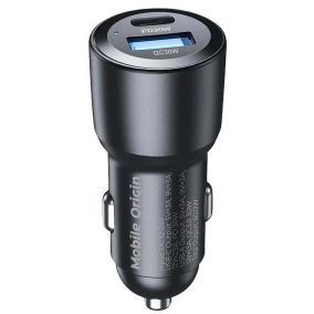   Mobile Origin 60W autós USB gyorstöltő (USB-A + USB-C) PD3.0 QC3.0