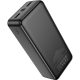 Hoco 30000mAh Intelligence Balance Power Bank, hordozható akkumulátor (PD 20W, 25.5W, fekete)