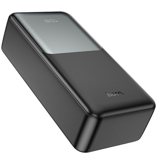 Hoco 30000mAh Intelligence Balance Power Bank, hordozható akkumulátor (PD 20W, 25.5W, fekete)