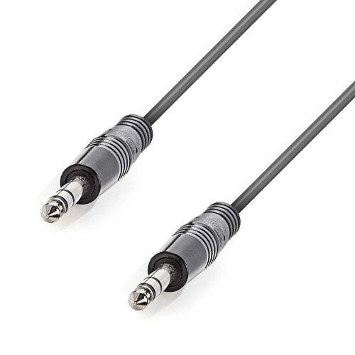 Jack összekötő kábel, 6.3mm, sztereó, minőségi, szilikon, réz, 3.0m