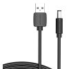 USB DC töltőkábel (USB-A dugó / 5.5x2.5mm DC dugó) 1.0m