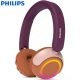 Philips Bluetooth Kids Headphones Magenta hangerőkorláttal rendelkező fejhallgató gyermekek számára
