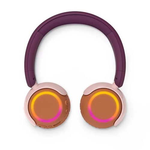 Philips Bluetooth Kids Headphones Magenta hangerőkorláttal rendelkező fejhallgató gyermekek számára