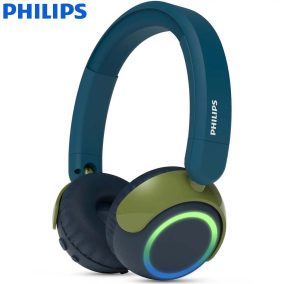   Philips Bluetooth Kids Headphones Blue hangerőkorláttal rendelkező fejhallgató gyermekek számára