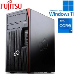   Fujitsu Esprimo P958 felújított prémium használt asztali számítógép (Core i7 8th, 16GB RAM, 256GB SSD)