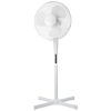 Nordic Home 40cm álló ventilátor, oszcilláló, 3 sebesség fokozat, dönthető, fehér
