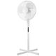 Nordic Home 40cm álló ventilátor, oszcilláló, 3 sebesség fokozat, dönthető, fehér