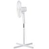 Nordic Home 40cm álló ventilátor, oszcilláló, 3 sebesség fokozat, dönthető, fehér