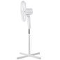  Nordic Home 40cm álló ventilátor, oszcilláló, 3 sebesség fokozat, dönthető, fehér
