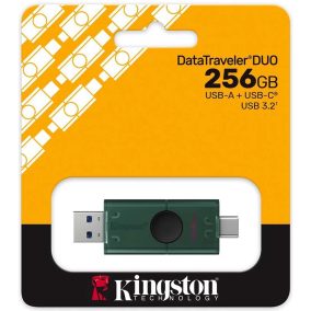   Kingston DataTraveler DUO G2 256GB pendrive (Type-C, Type-A, USB 3.2)