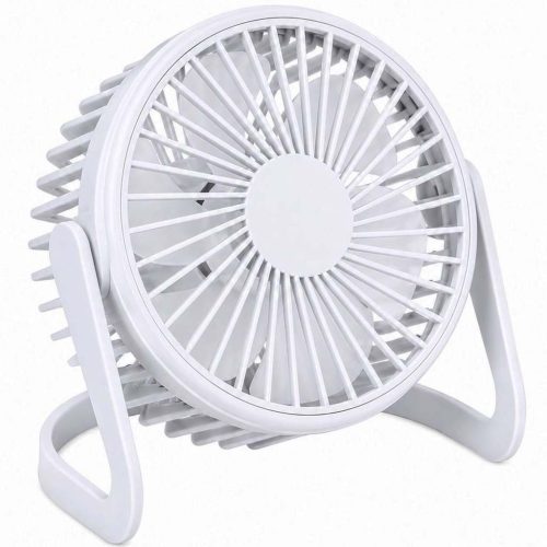 Lifetime Air Table Fan 13cm asztali ventilátor, USB tápellátás, ki/bekapcsolóval, kék vagy fehér színben