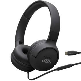 JBL Tune 520C USB-C vezetékes headset (fekete)